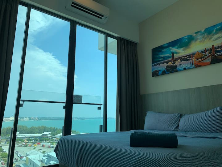 Pd D’wharf Cosy Suite 2 - Seaview (Up To 9 Pax) - 포트딕슨
