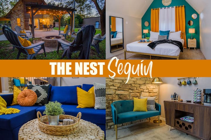 The Nest | Unique A-frame Home | King Bed - Seguin, TX
