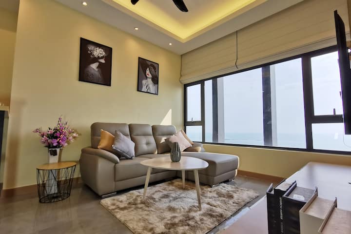 ✦Attic✦ Luxury Seaview 2 Bedroom Suites [Netflix] - Malacca