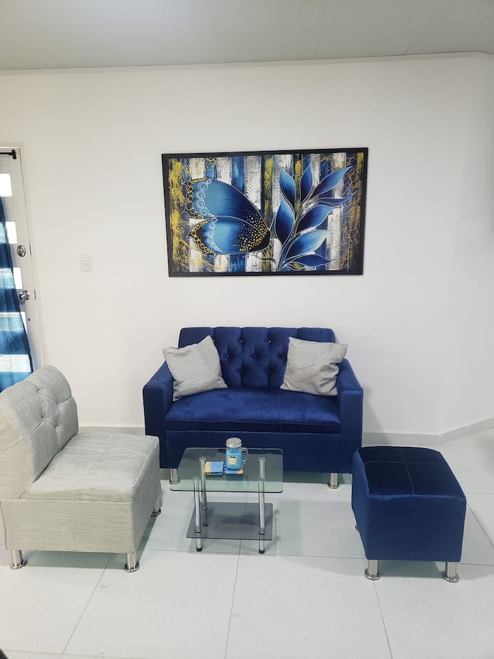New Apt With Ac, Smart Tv, Washer, Fast Wifi 200mb - Galapa