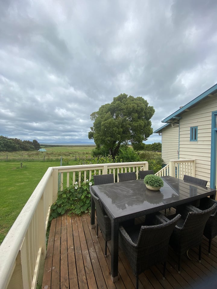 Cottage On Orchard Acreage With Ocean Views - Toora