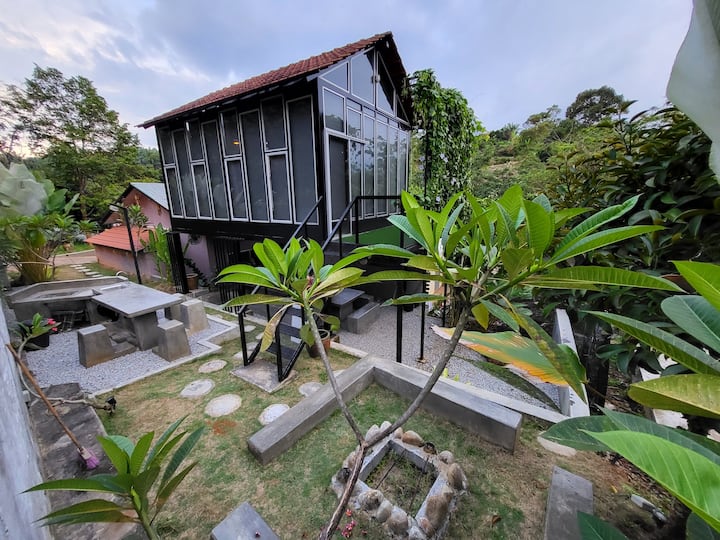 14 Pax House With Pool In Sungkai Organic Orchard - Sungkai