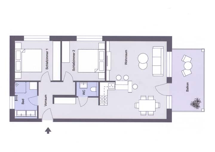 Appartement (71m2) 
Voor 4 Personen
150 M Van Lift - Neukirchen am Großvenediger