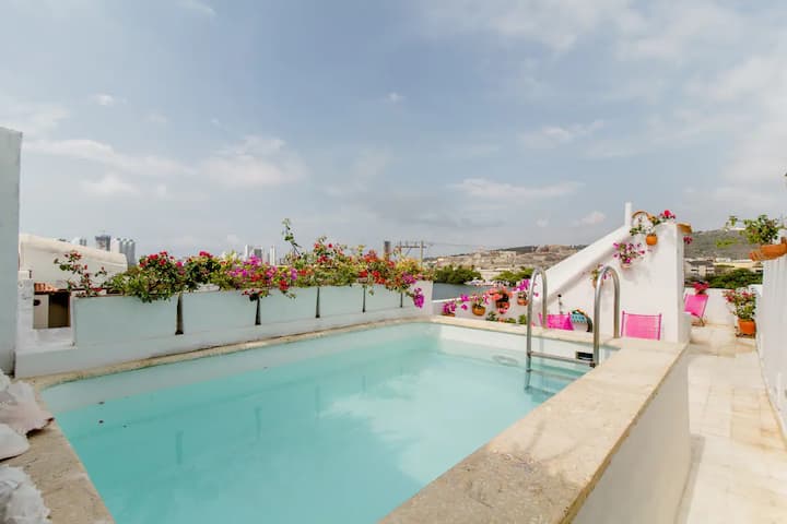 Room 1 In Getsemani. House With Terrace & Pool. - Cartagena, Colombia