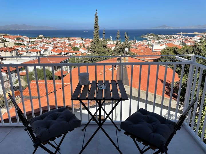 Lovely Loft With Beautiful Seaview And Pool - Datça