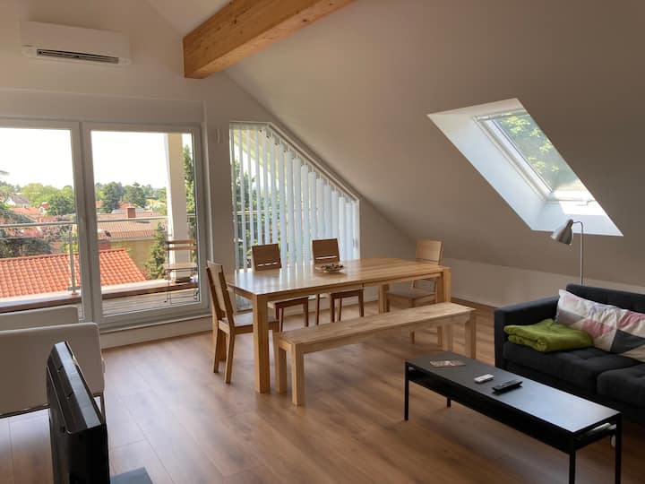 Attic Apartment With A Fantastic View Of The Plain - Ladenburg