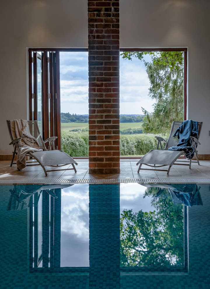 Country House With Stunning Indoor Swimming Pool - Fordingbridge