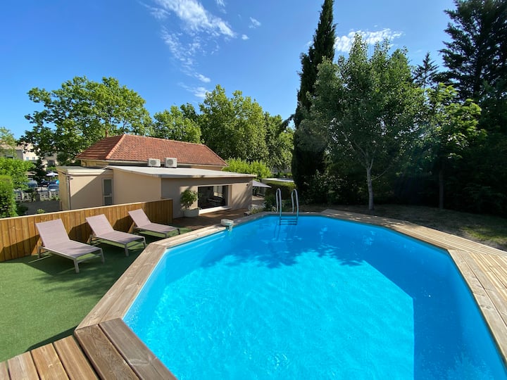 La Villa Claire: Charm And Tradition In Provence, Swimming Pool And Air Conditioning - Monteux