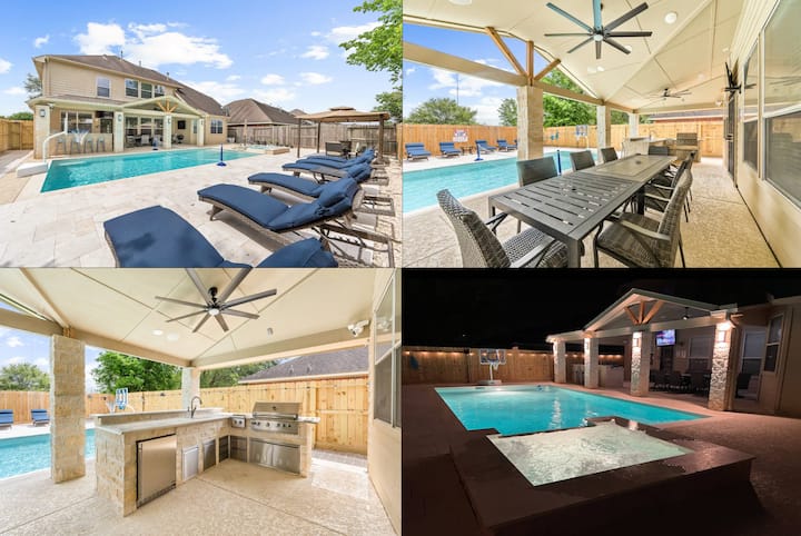 Resort Style Home With Heated Pool Houston Texas - Missouri City, TX