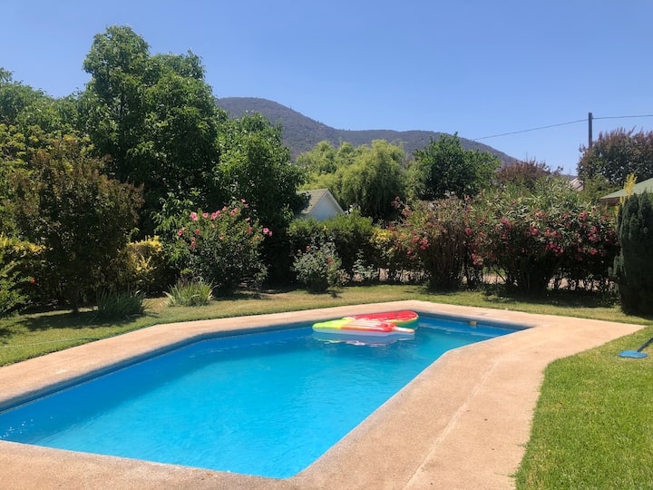 Casa De Campo Grande+ Quincho+piscina - Nogales, Chile