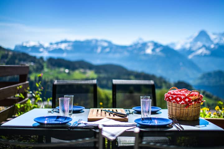 Swisshut Amazing Views Alps & Lake Thun - Wilderswil