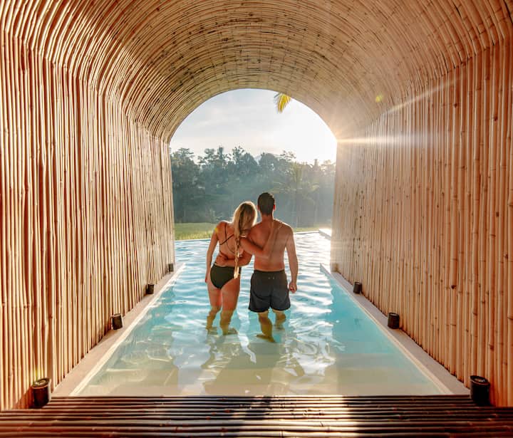 Arch - Bamboo Villa In Eco Six Bali Resort - Indonesien