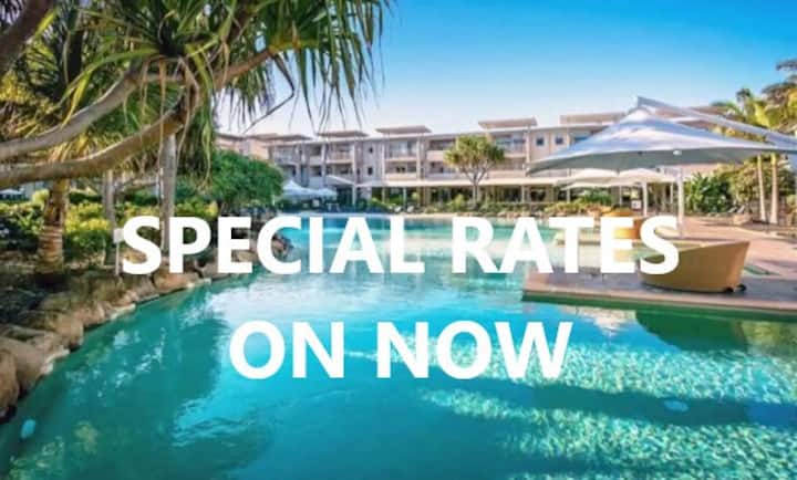 Spacious Unit 6215 Peppers Resort Kingscliff Nsw - 堤維德岬