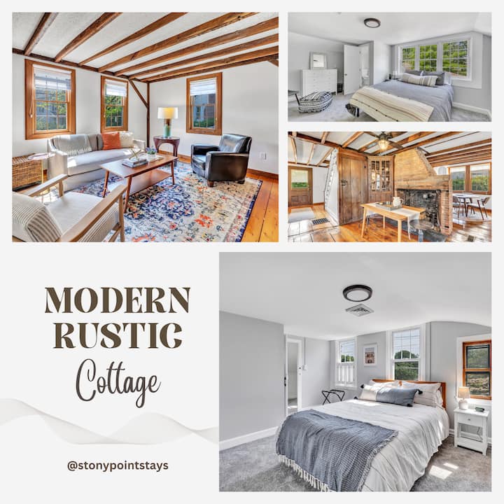 Fall Sale! Cozy Modern Rustic Cottage-yard-w/d - Connecticut