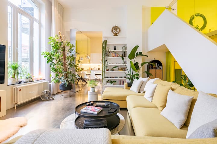 Chic Surya 🕉 Loft In The  💛 Of Ixelles. + Parking - Brussel