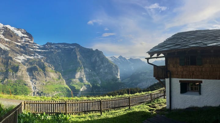 Täglich Grüsst Die Jungfrau. Hütte An Toplage - Wengen BE
