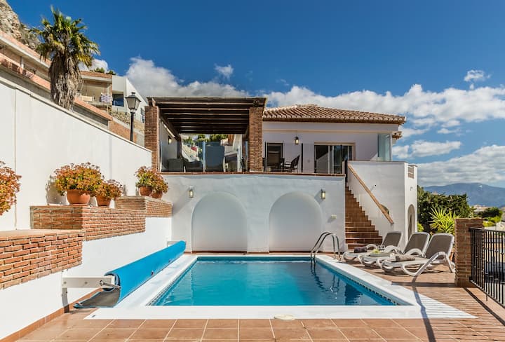 Villa Estrella With Private Heated Pool And Breathtaking Views - Salobreña