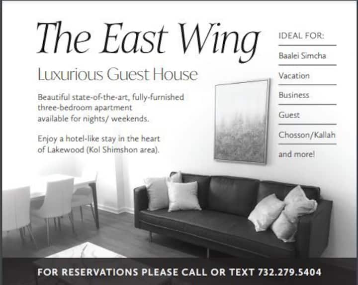 The East Wing- Luxurious Kosher Guest House- No Tv - Bay Head, NJ