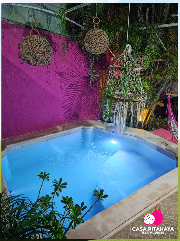 Casa Pitahaya | Private Pool - 2 Peaceful Rooms - Isla Mujeres