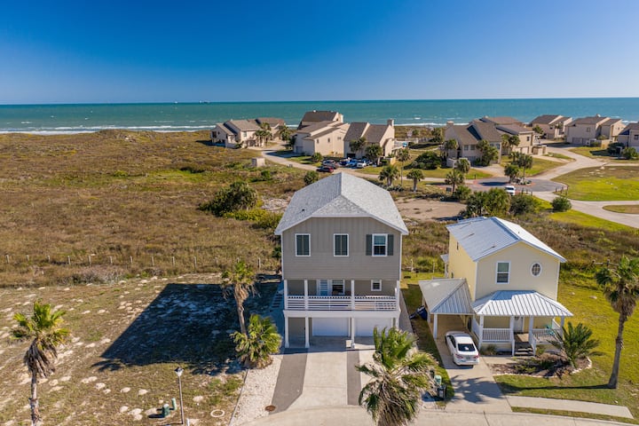 5/6, Pool, Hottub, Elevator, Gulf Views & More! - Mustang Island State Park, TX