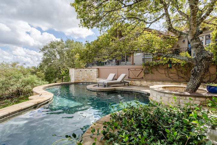 Dripping Springs Dream House With Pool, Views, And Privacy - Sleeps 8! - Driftwood, TX
