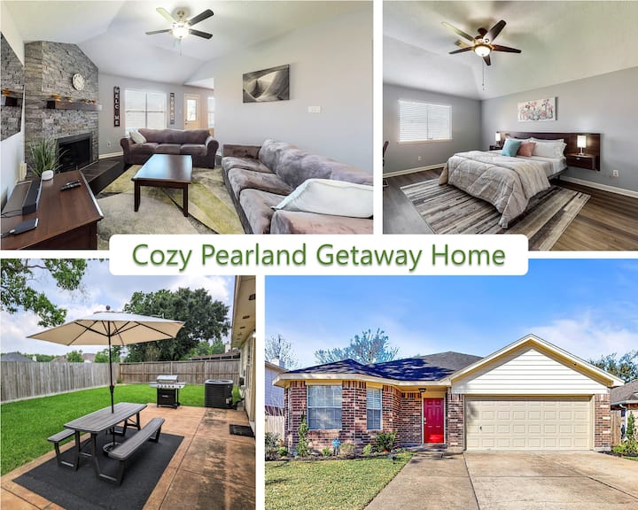 Cozy Pearland Getaway Home! Large Backyard W/patio! 5 Star Reviews - Pearland