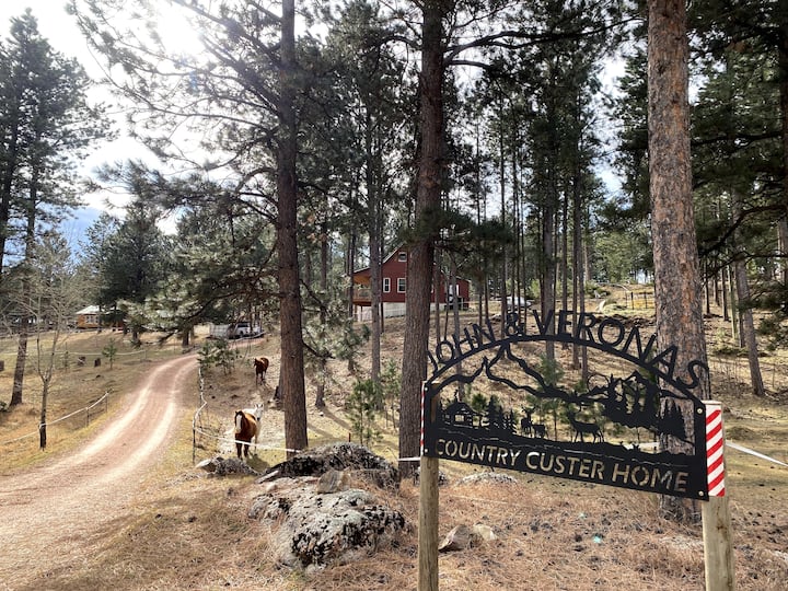 Custer Country Home Tucked Into The Black Hills - South Dakota