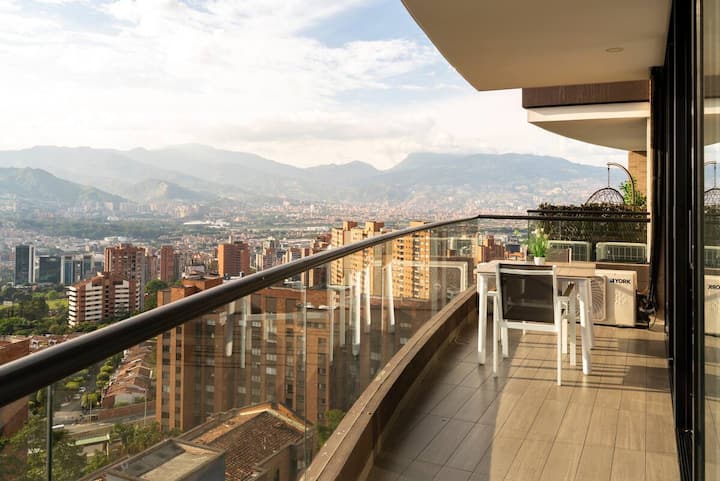 Charming And Luxury Suite With Panoramic View-2 Ac - Envigado