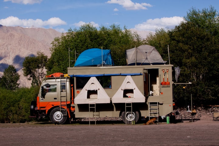Caravan Camping -Barot Valley, Himachal - Mandi