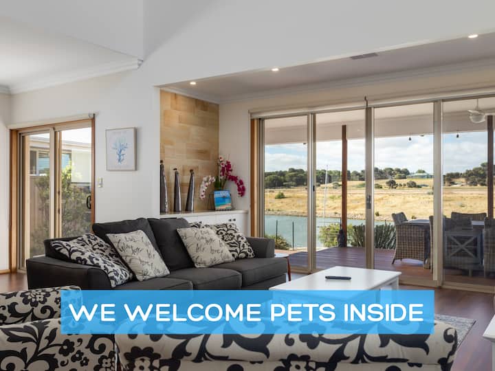 Luxury Waterfront Holiday Home - Bring The Boat! - Hindmarsh Island