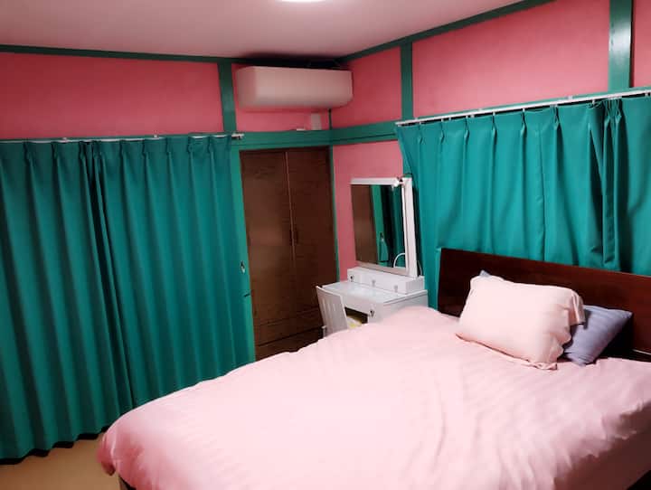 Private Room3・w-bed・kashiwa Sta 7min・wifi・40intv - Moriya