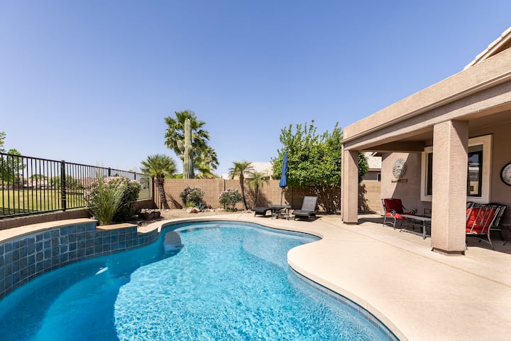 3br 'Mesa Haven' On Prime Golf Lot W/heated Pool - Mesa