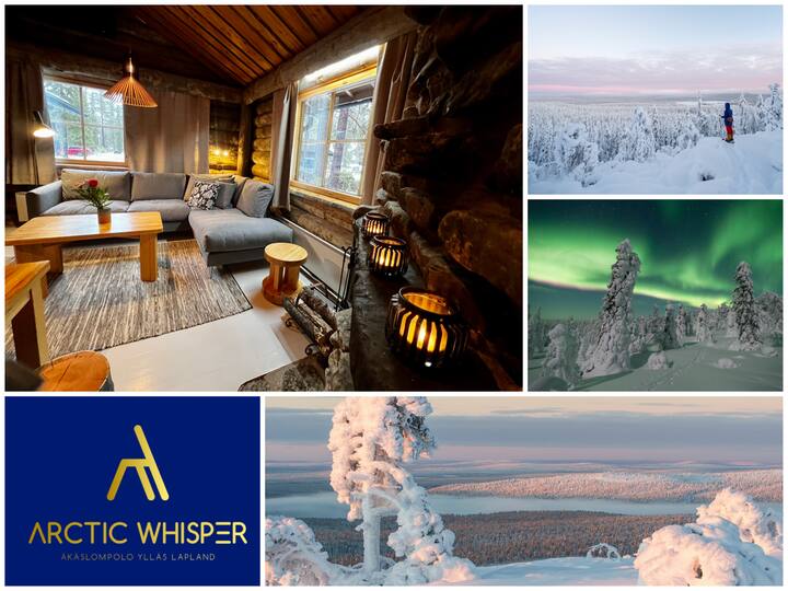 Arctic Whisper 1- Perfect Location Log Cabin Ylläs - Äkäslompolo
