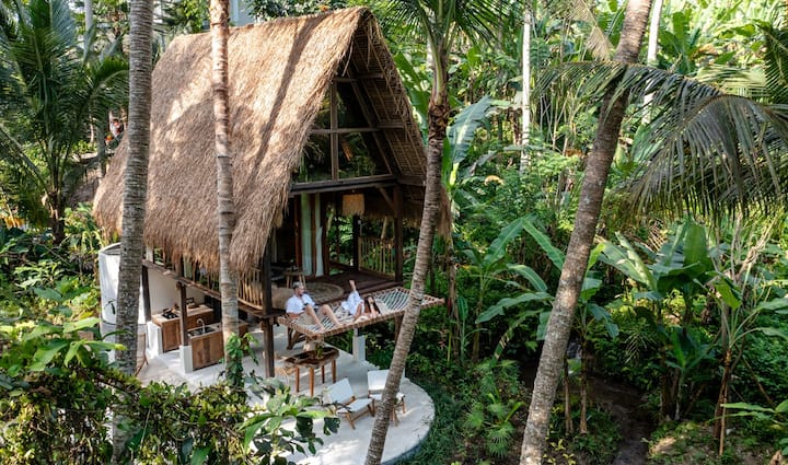 Ubud Jungle Cabin With Outdoor Bath-tub - 印尼