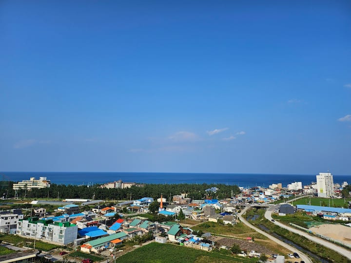 주문진 소돌해변 복층구조 오션뷰 32형 Blue House - Gangneung