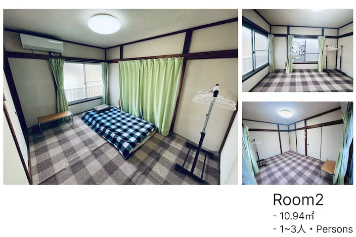 シングルルーム Room2 3500円（2人まで同じ値段）｜みずほ台駅から無料送迎あり - 志木市