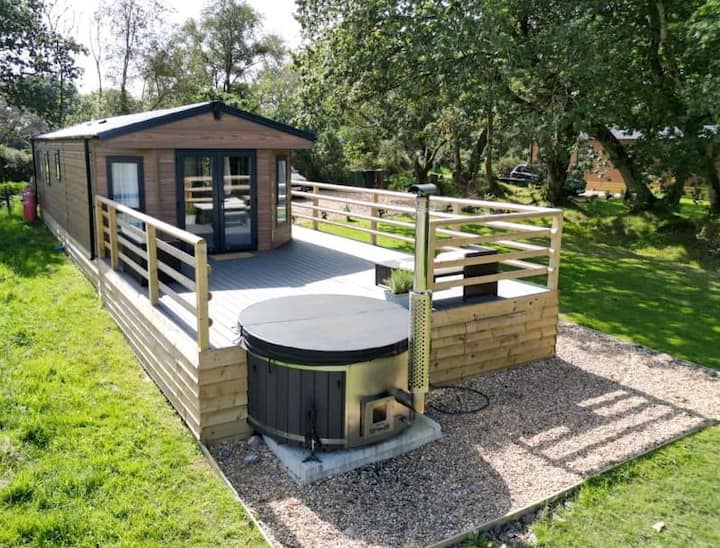 Lodge 3 With Wood Fired Hot Tub - Branscombe