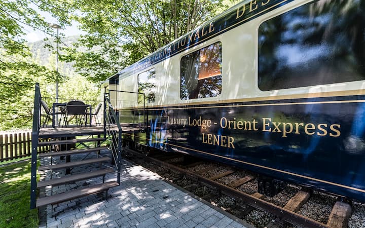 Luxury Lodge - Orient Express - Eisenbahnwaggon - Vipiteno