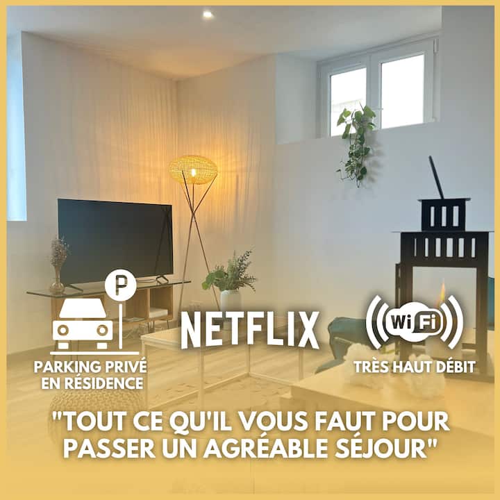 Accès Mer - Netflix - Fibre - T2 Iodélys - Larmor-Baden