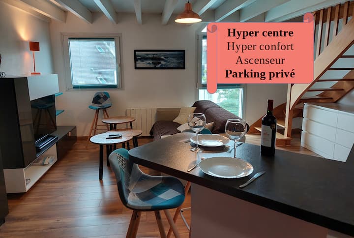 Parking Privé Hyper Centre Piéton 2 Pièces Duplex - Quimper