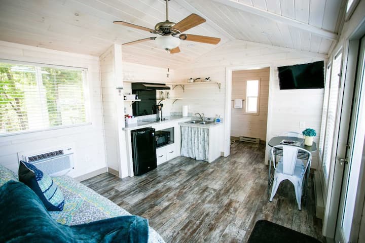 Waterview 1 Bed Cabin #4 (Grey) - Lake Wylie, SC