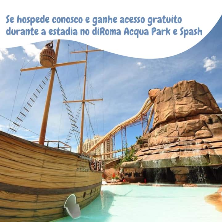 Spazzio Diroma Hospedagem Com Parque Acqua Park - Caldas Novas