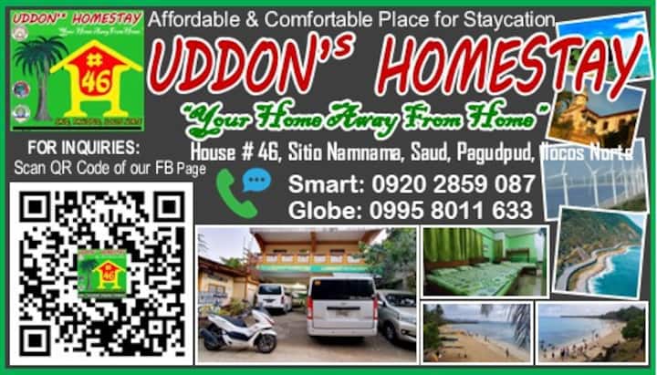 Uddon Homestay, Transient House - Pagudpud
