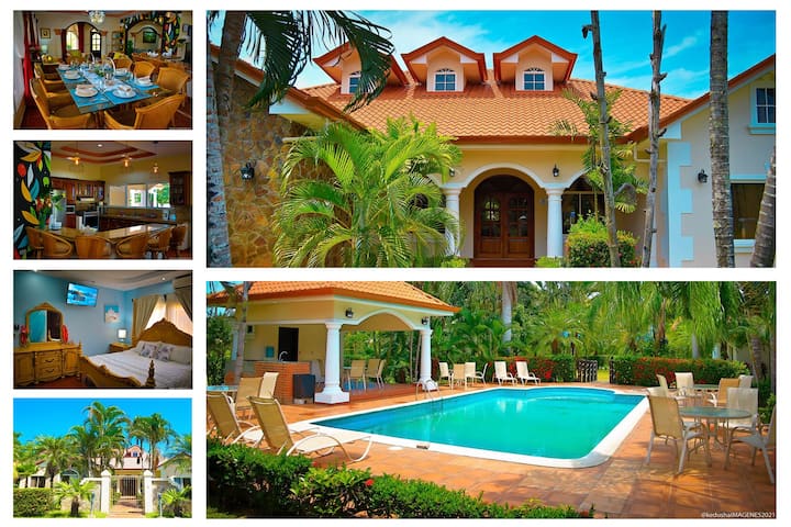 +25 Beach House Tela With Private Pool And Games - Honduras