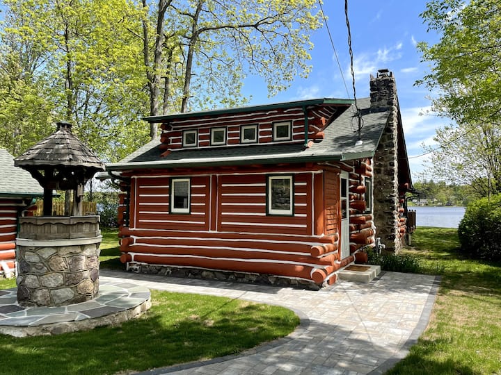 Lakefront Log Cabin 35miles From Gwb - 奧克蘭