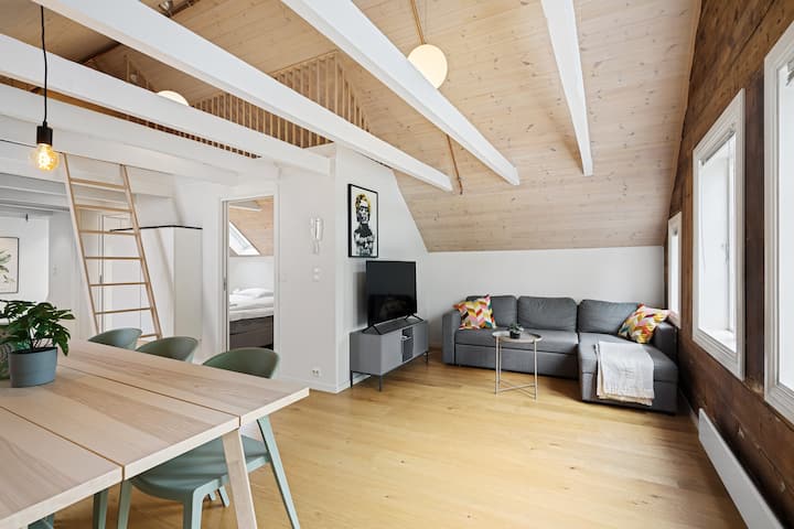 Charming Rooftop Apartment In Heart Of Stavanger - Stavanger