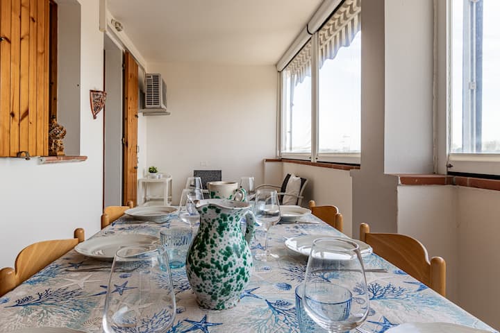 Lido Degli Estensi Terrace Apartment - Comacchio