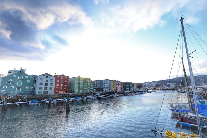 Budget Studio By The City Canal - Trondheim