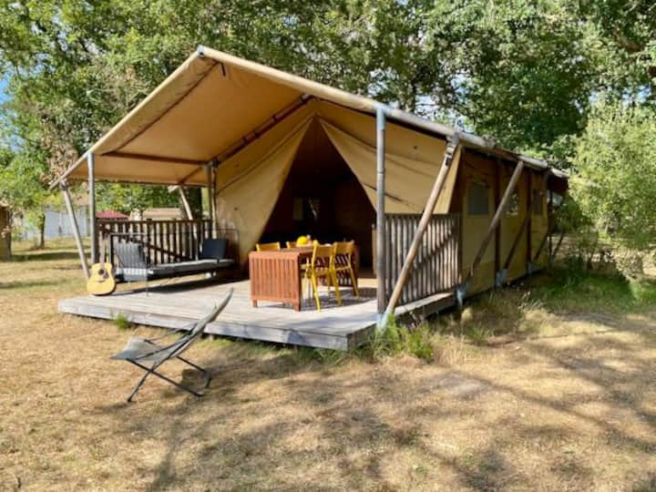 Tente Lodge  - Camping La Kahute - Carcans