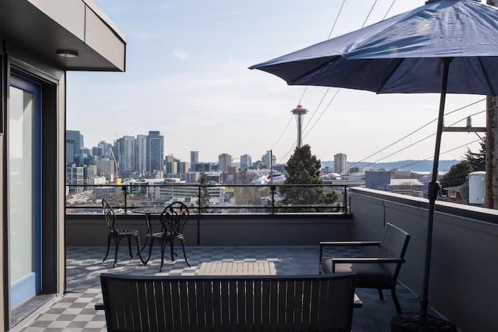 Modern Townhome With Space Needle View - Fremont - Seattle
